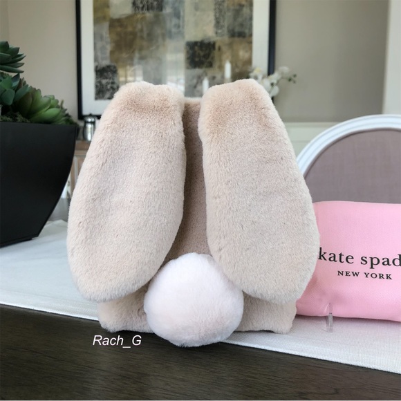 Kate Spade Bunbun Faux Fur 3D Bunny Rabbit Crossbody - Picture 12 of 12